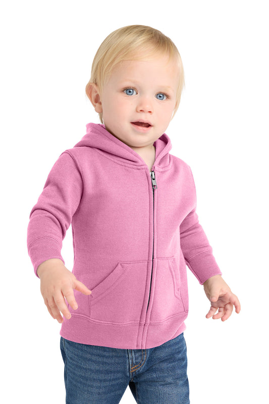 Sudadera con capucha y cierre completo de tejido polar Core para bebé de Port & Company (CAR78IZH)