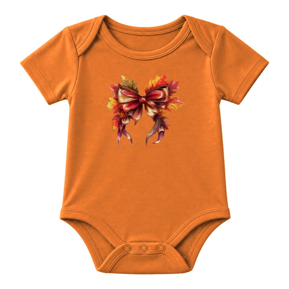 Autumn Leaf Bow Fall Tee