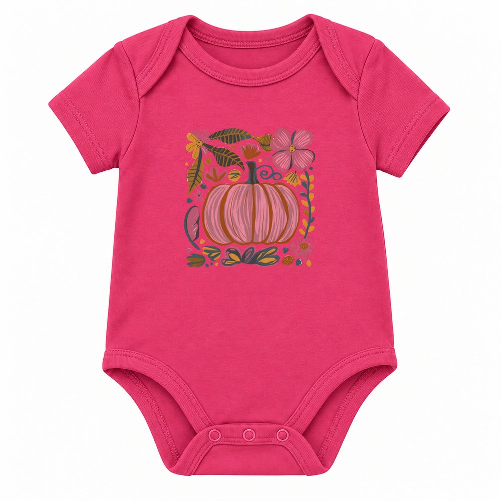 Boho Pink Pumpkin Fall Tee