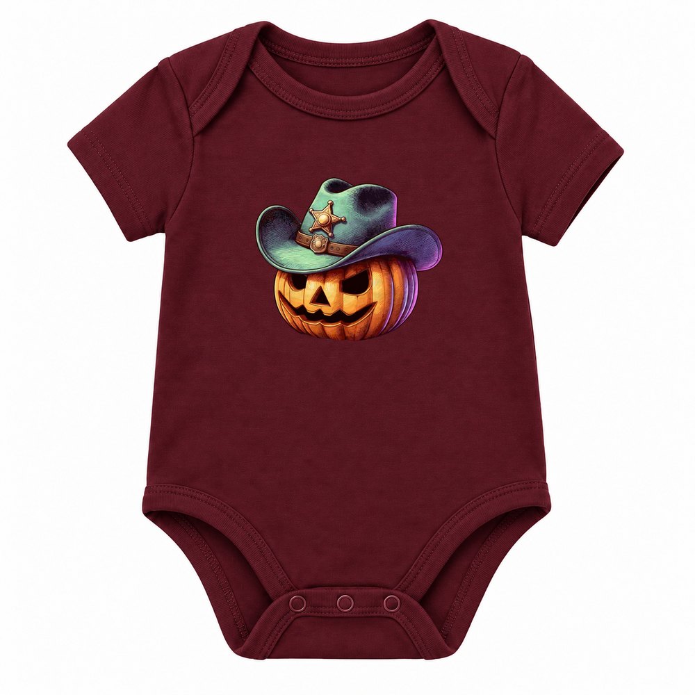 Cowboy Jack-o-Lantern Halloween Tee
