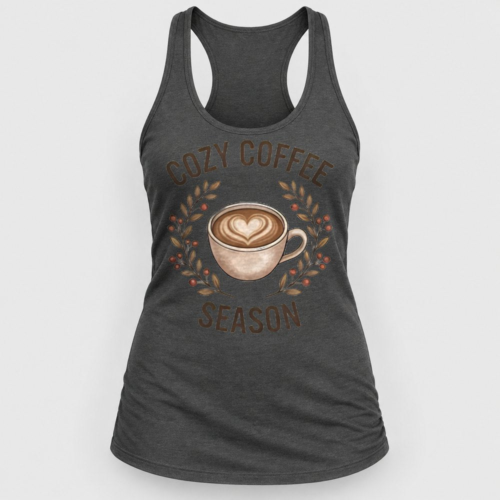 Cozy Coffee Season Racerback Tank