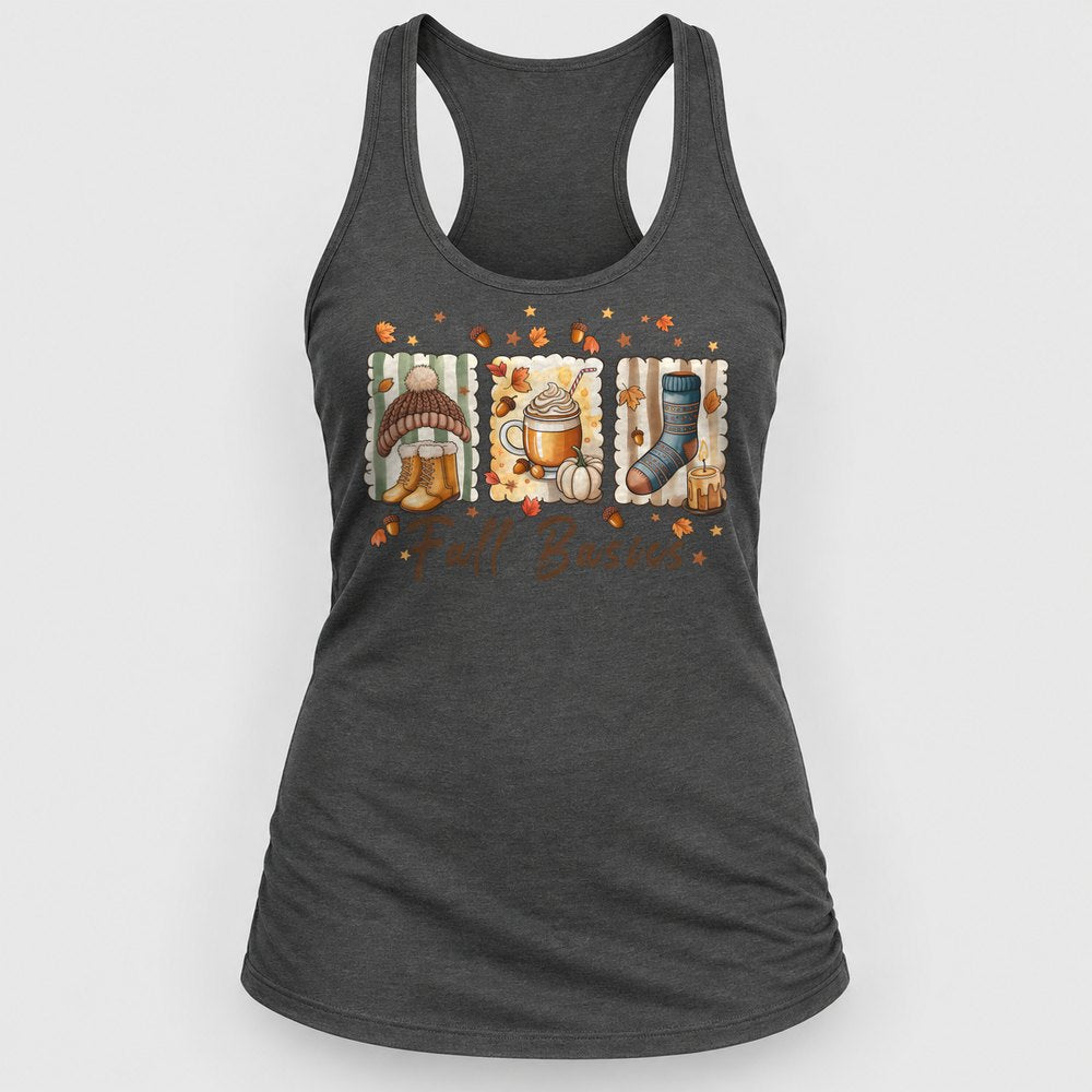 Fall Basics Trio Racerback Tank