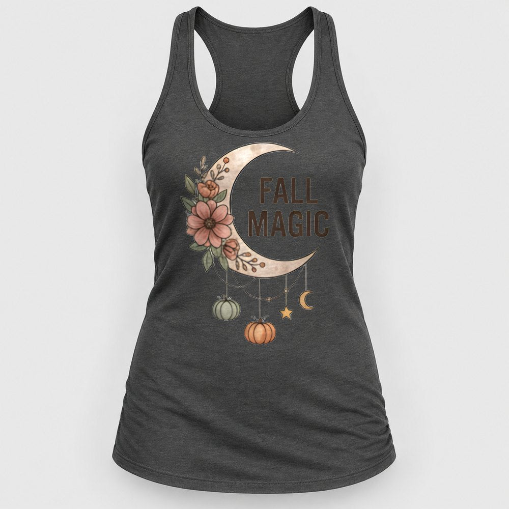 Fall Magic Moon Racerback Tank