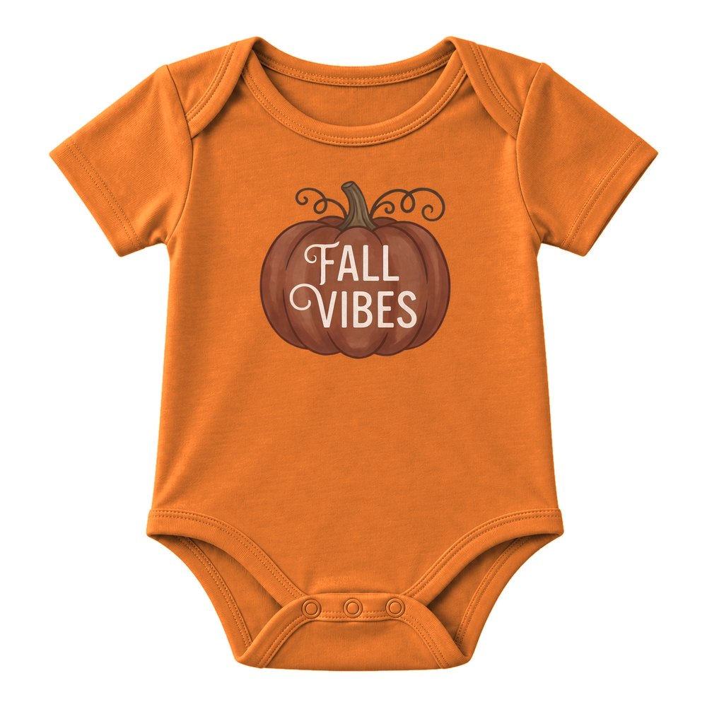 Fall Vibes Rust Pumpkin Fall Tee