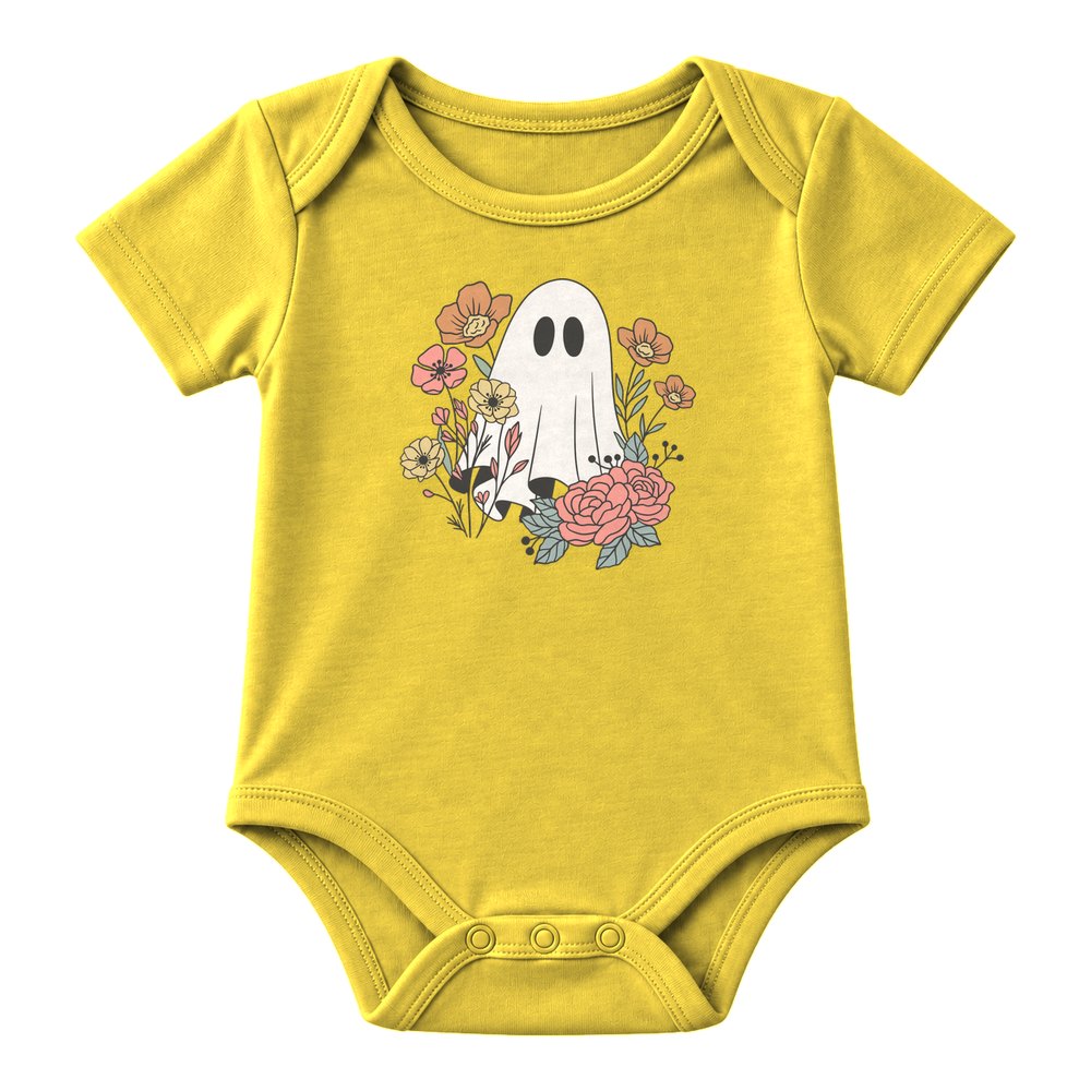 Floral Ghost Halloween Tee