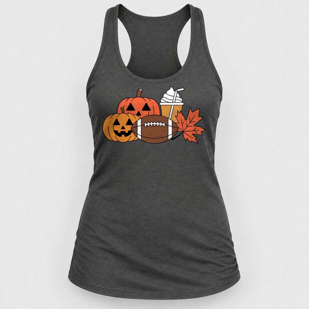 Football Fall Favorites Racerback Tank