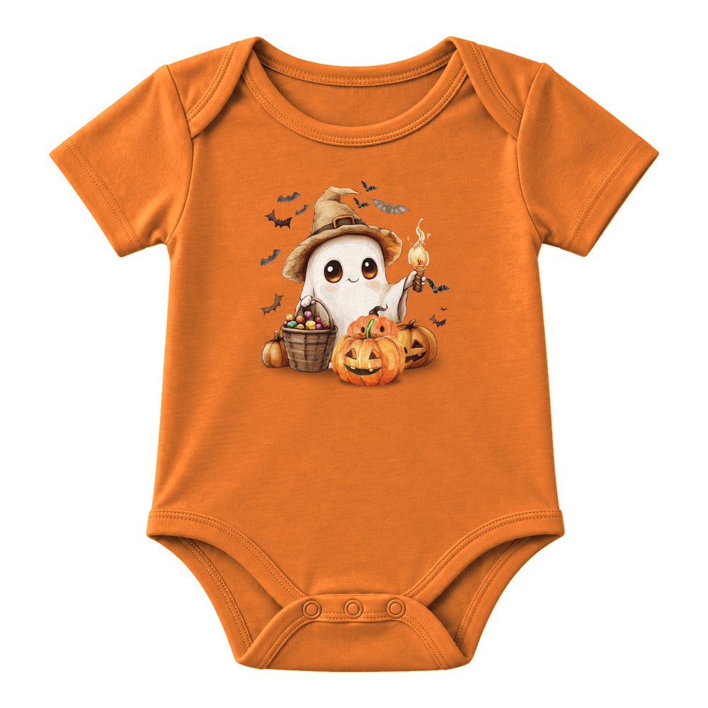 Ghost with Lantern Halloween Tee