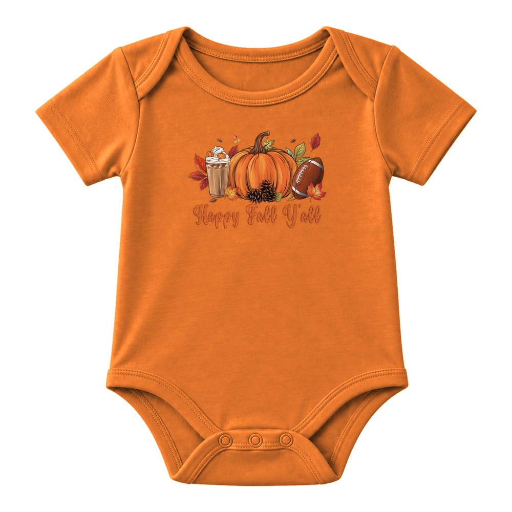 Happy Fall Y'all Pumpkin Latte Fall Tee
