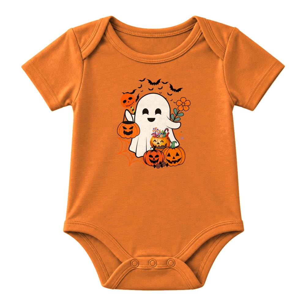 Happy Ghost Trick or Treat Halloween Tee