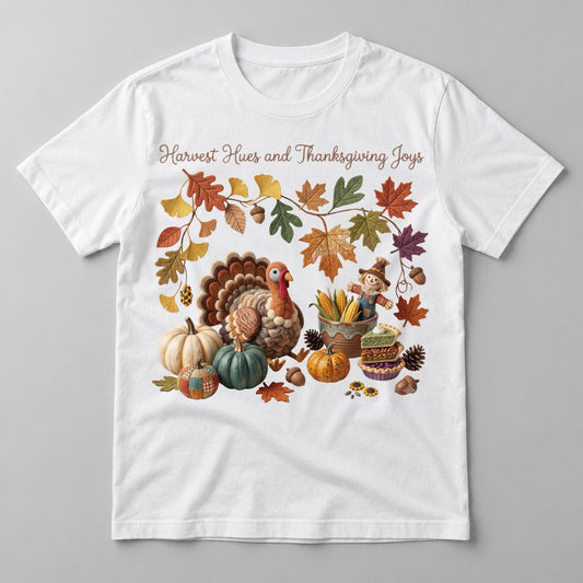 Harvest Hues Knit tee in White