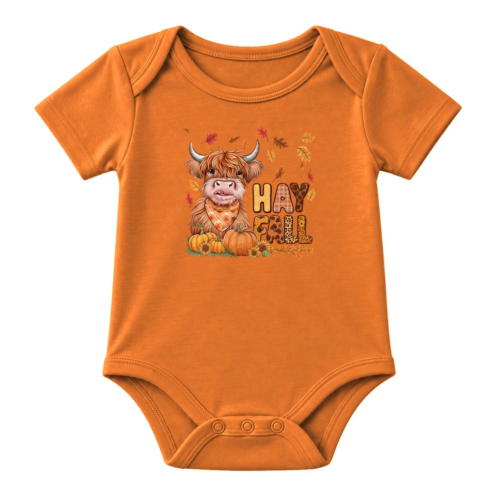 Hay Fall Highland Cow Fall Tee