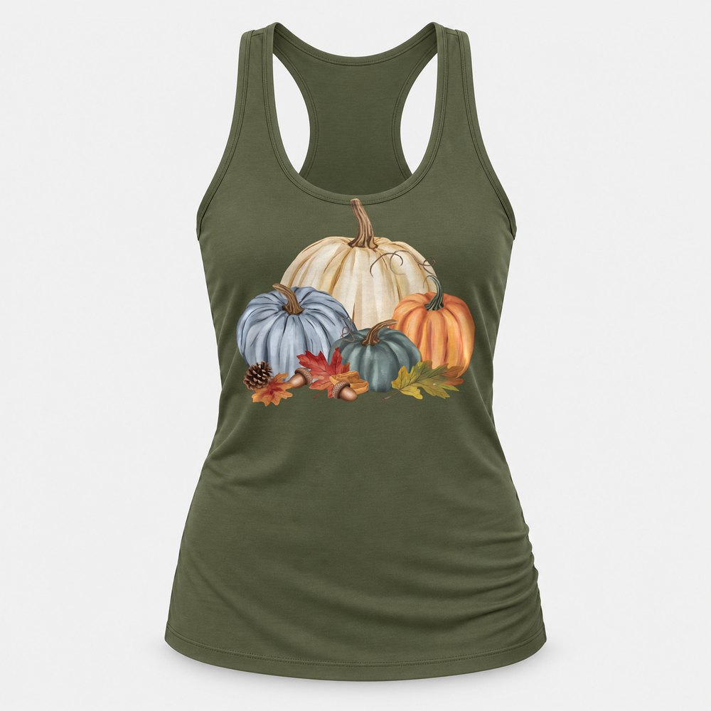 Heirloom Pumpkins Racerback Tank