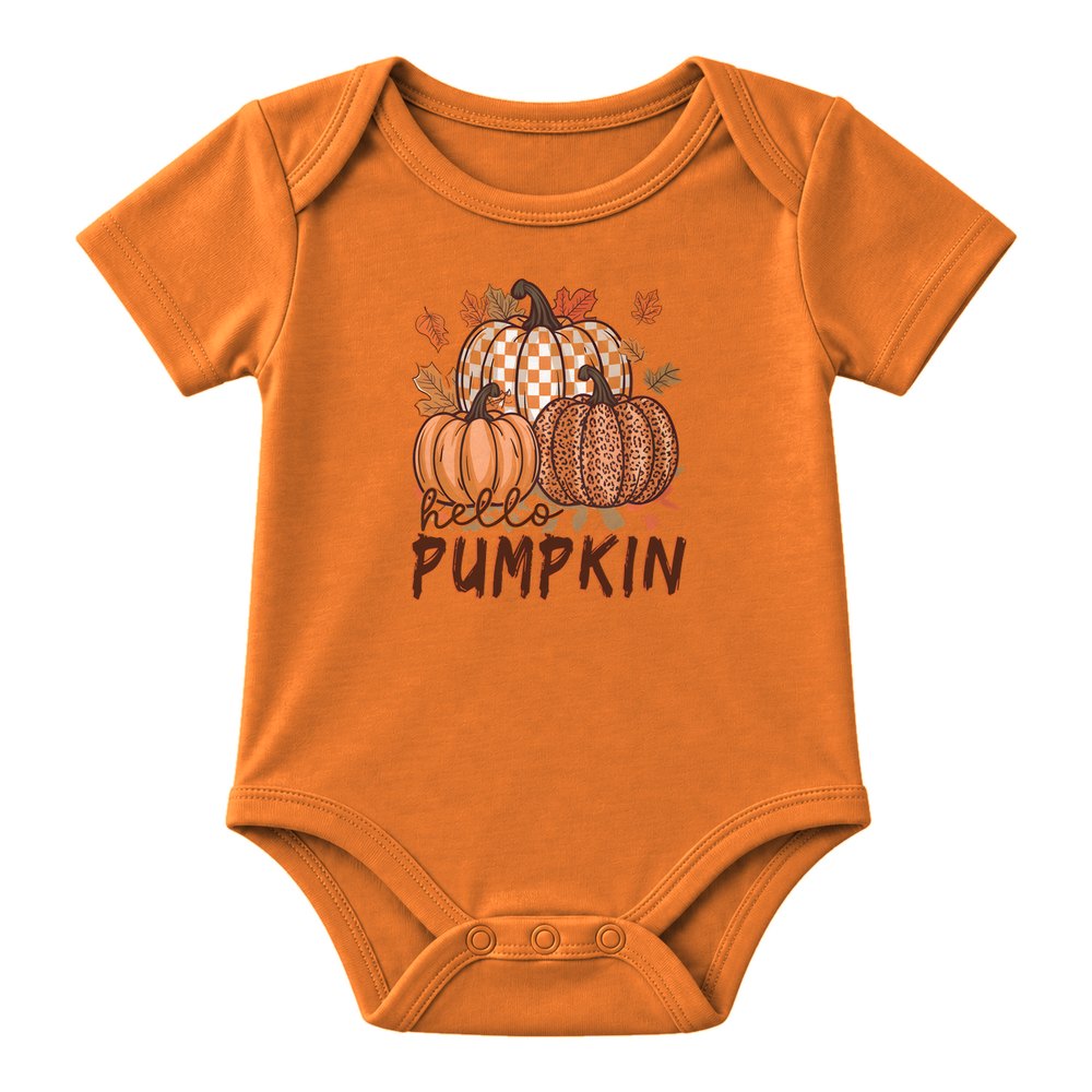 Hello Pumpkin Leopard Fall Tee