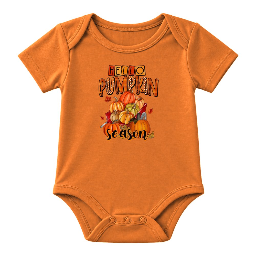 Hello Pumpkin Wagon Fall Tee