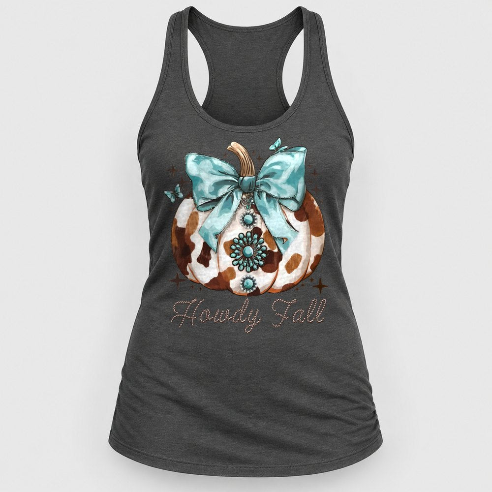 Howdy Fall Racerback Tank