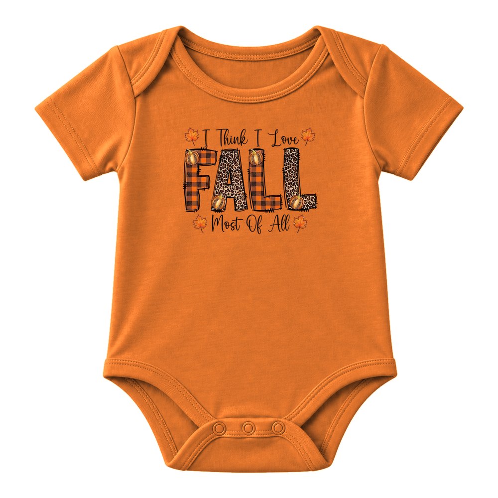 I Think I Love Fall Most of All Fall Tee
