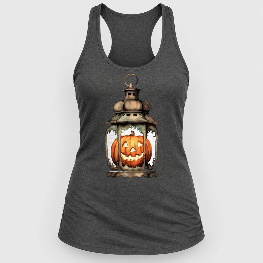 Jack-o-Lantern Lantern Racerback Tank