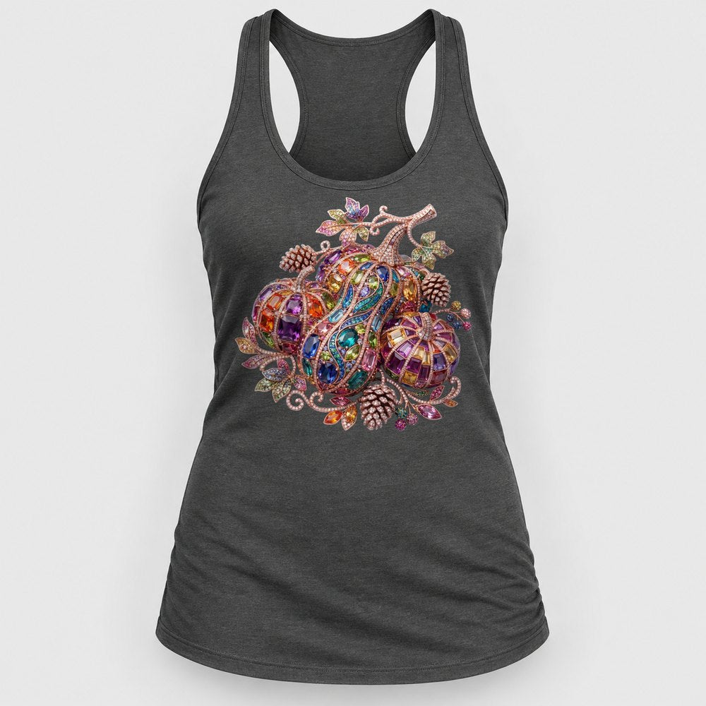 Jewel Gourd Bouquet Racerback Tank