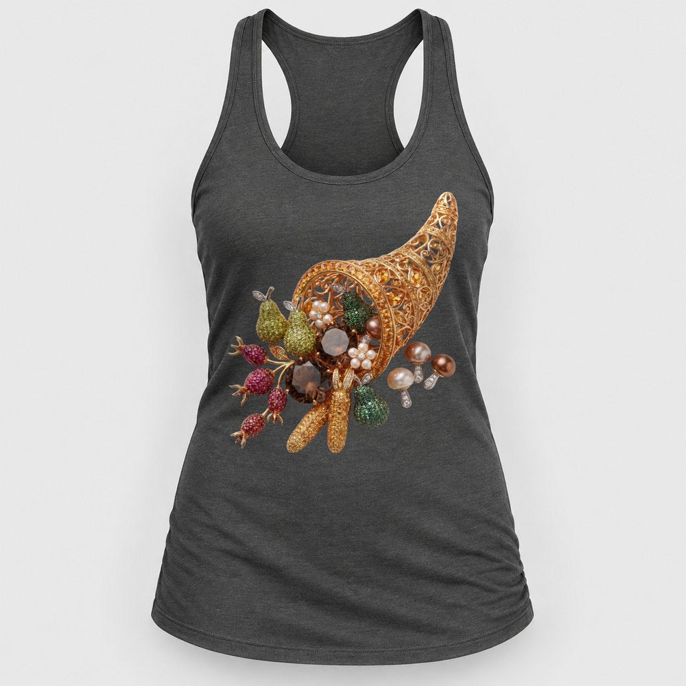Jeweled Cornucopia Racerback Tank