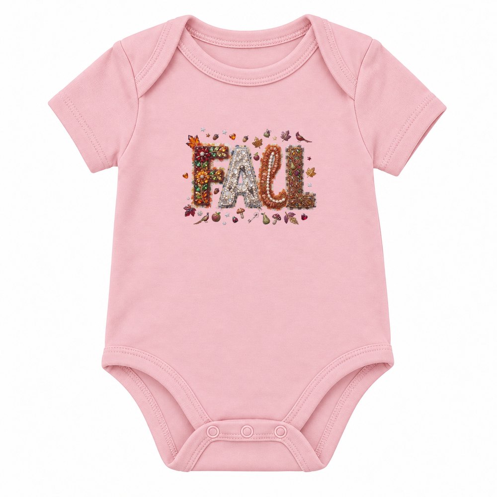 Jeweled Fall Letters Fall Tee