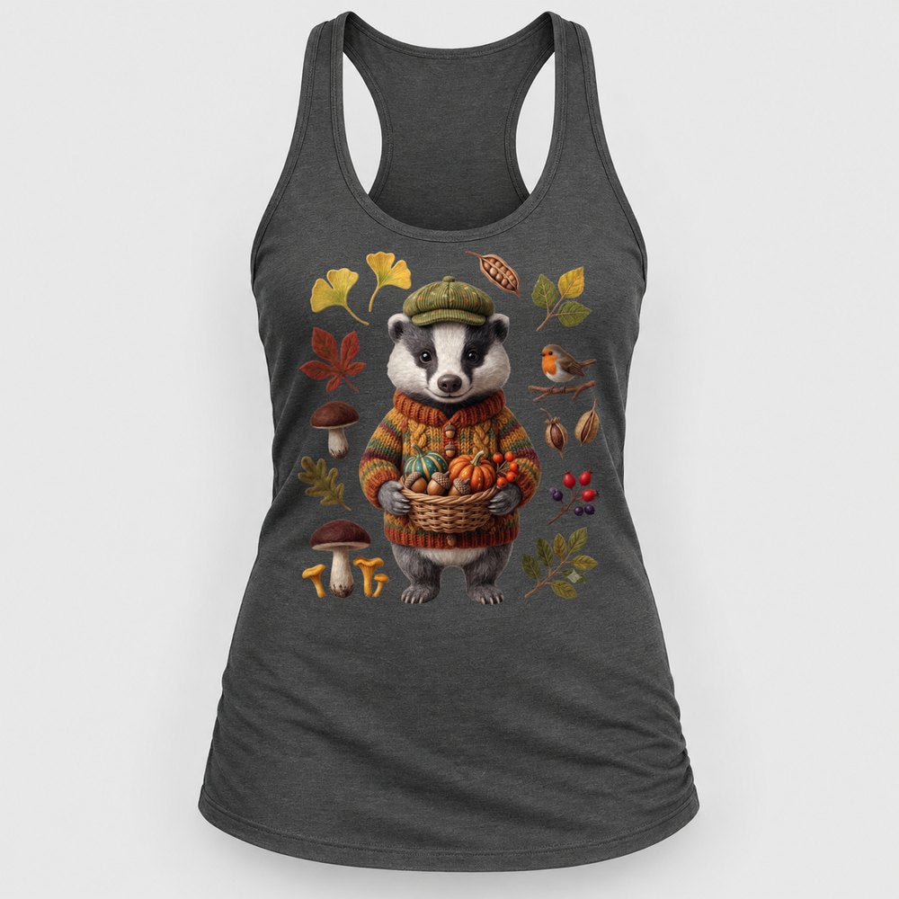 Knit Badger Harvest Racerback Tank