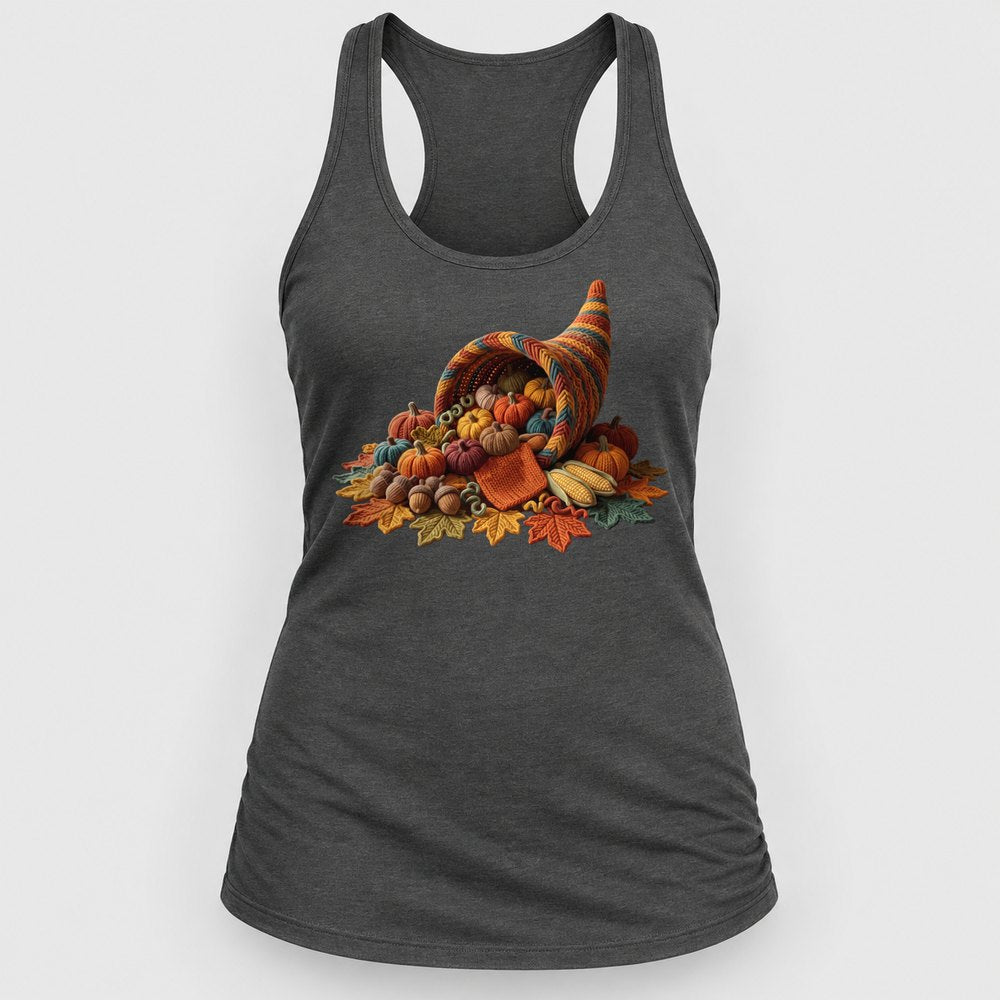Knit Harvest Cornucopia Racerback Tank