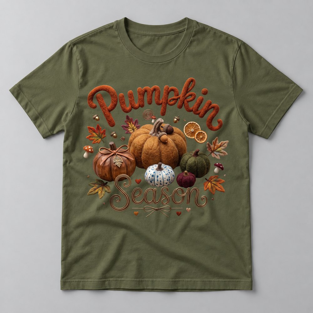 Knit Pumpkin Season Fall Tee