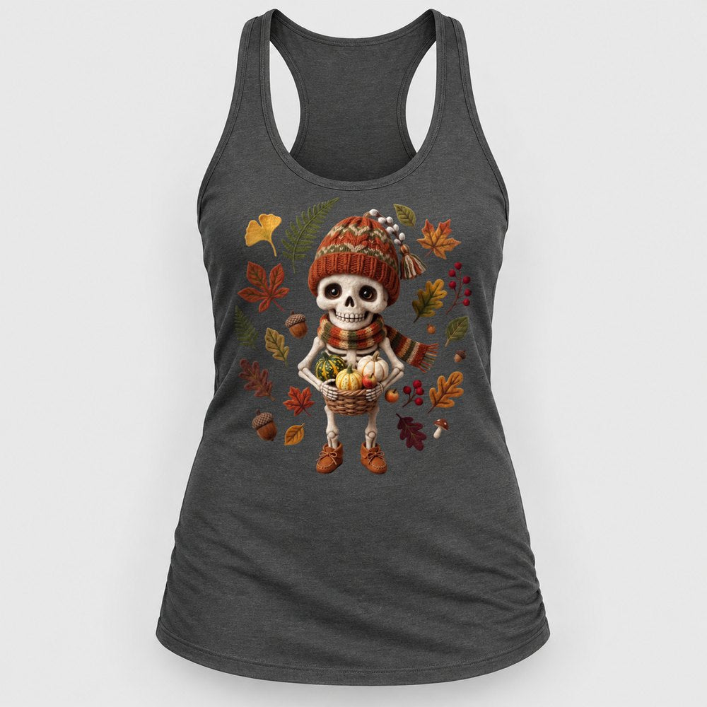 Knit Skeleton Harvest Racerback Tank