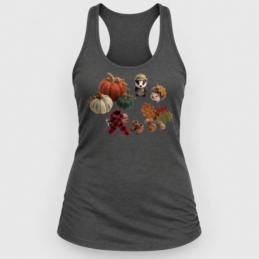 Knit Woodland Friends Racerback Tank