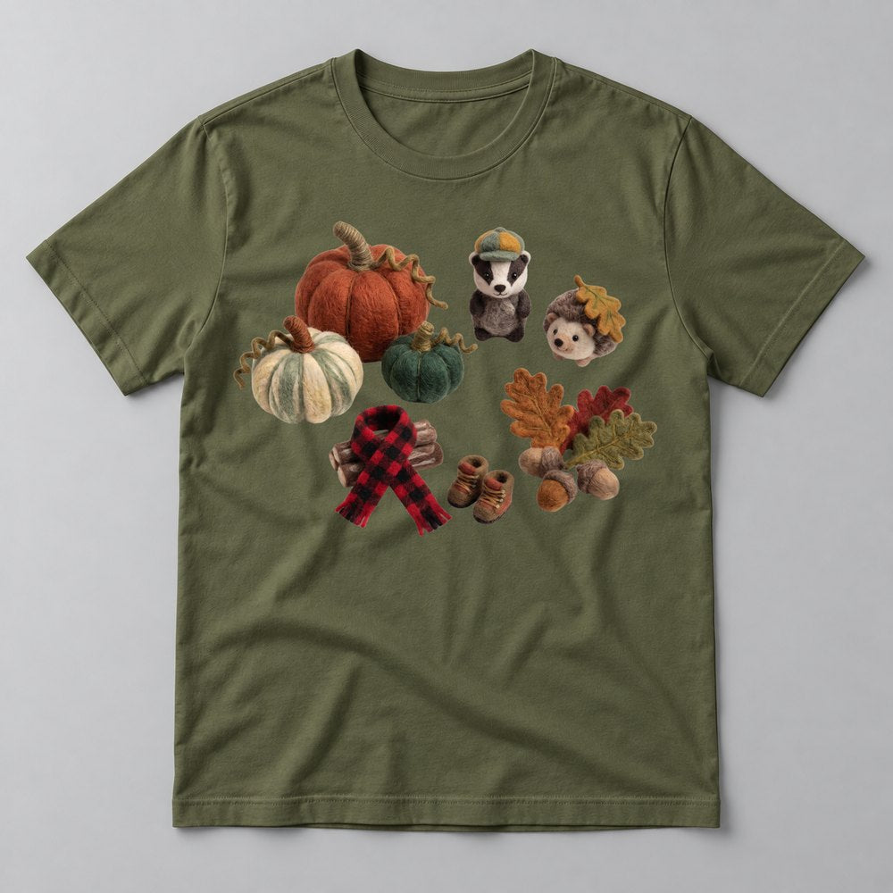 Knit Woodland Friends Fall Tee