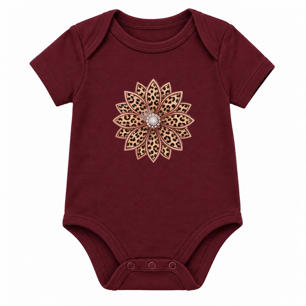 Leopard Sunflower Mandala Fall Tee
