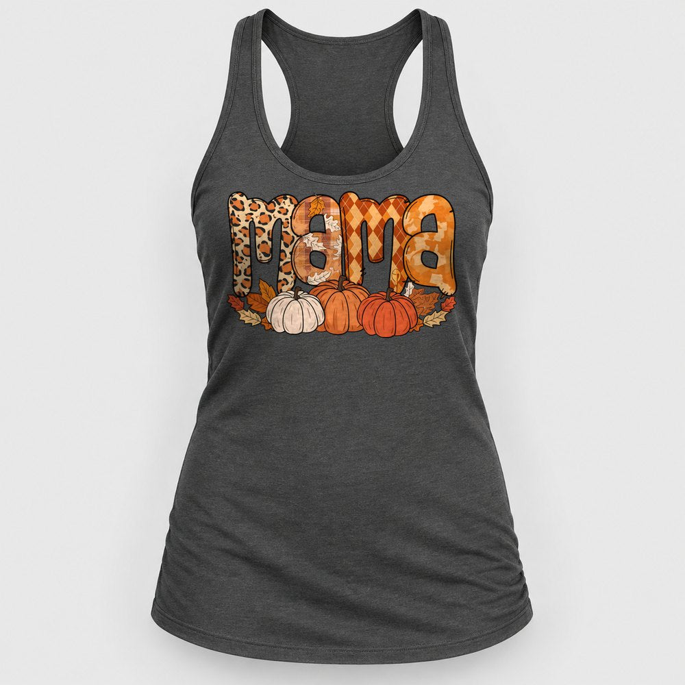 Mama Fall Racerback Tank