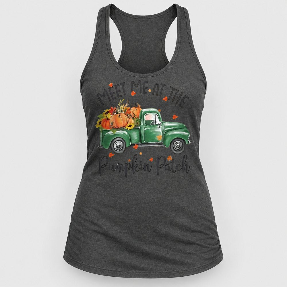 Meet Me at the Pumpkin Patch Racerback Tank