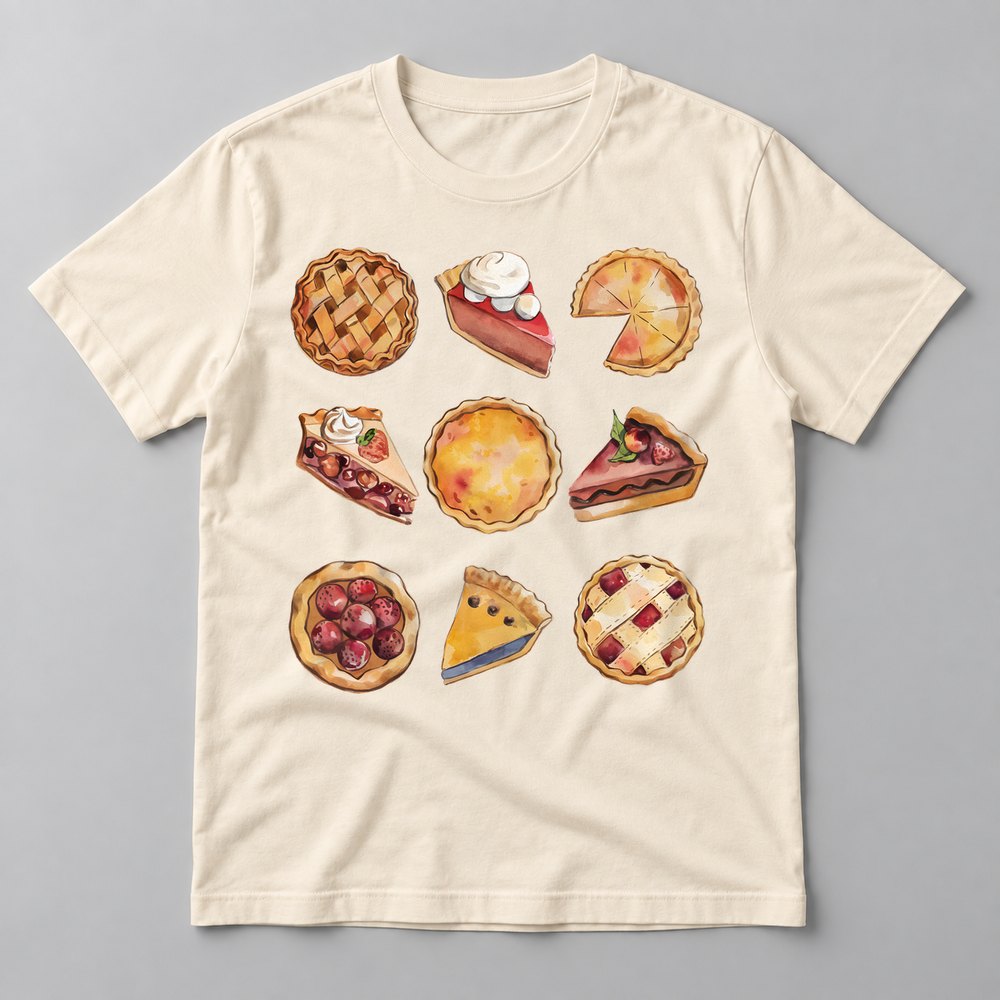Pies Assortment tee in Natural