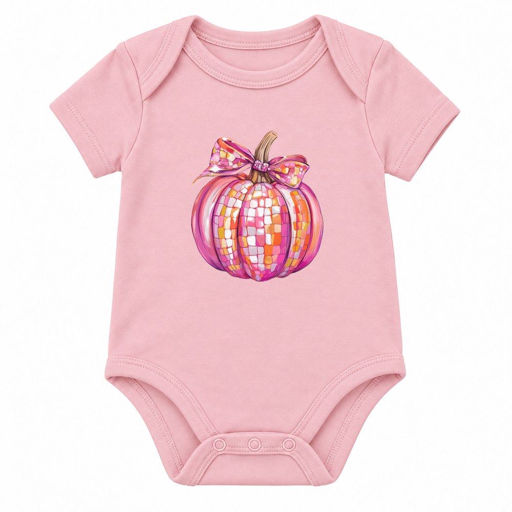 Pink Disco Pumpkin Fall Tee