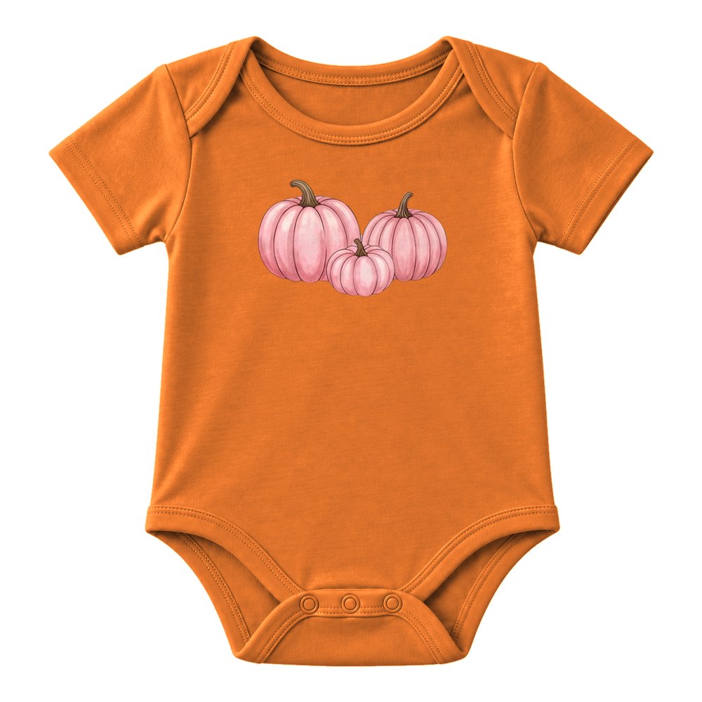 Pink Pumpkin Trio Fall Tee