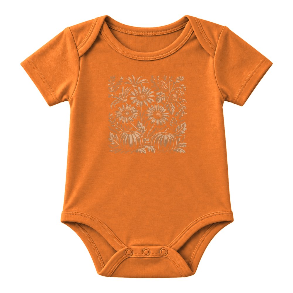 Pumpkin Lace Pattern Fall Tee