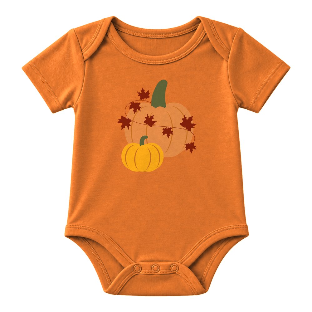Pumpkins & Maple Leaves Fall Tee