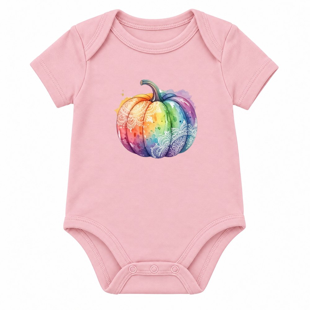 Rainbow Lace Pumpkin Fall Tee