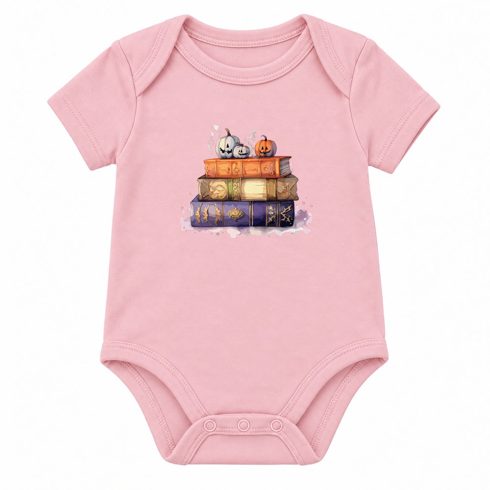 Spooky Books & Pumpkins Halloween Tee