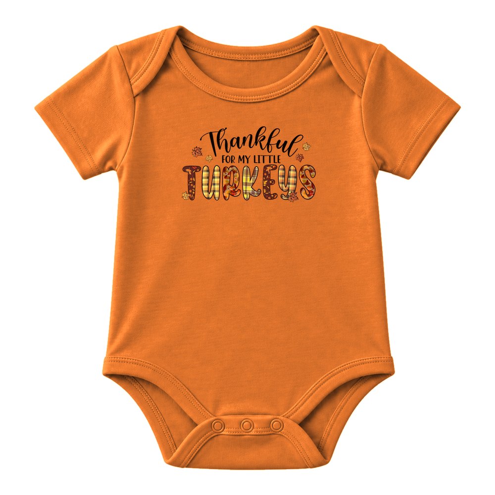 Thankful for My Little Turkeys Thanksgiving Tee
