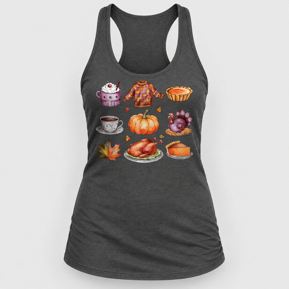 Thanksgiving Treats Racerback Tank