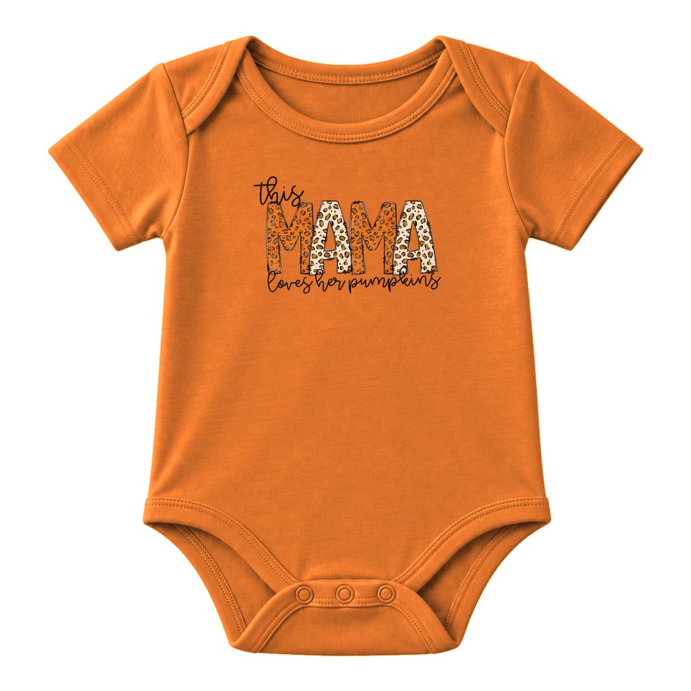 This Mama Loves Her Pumpkins Fall Tee