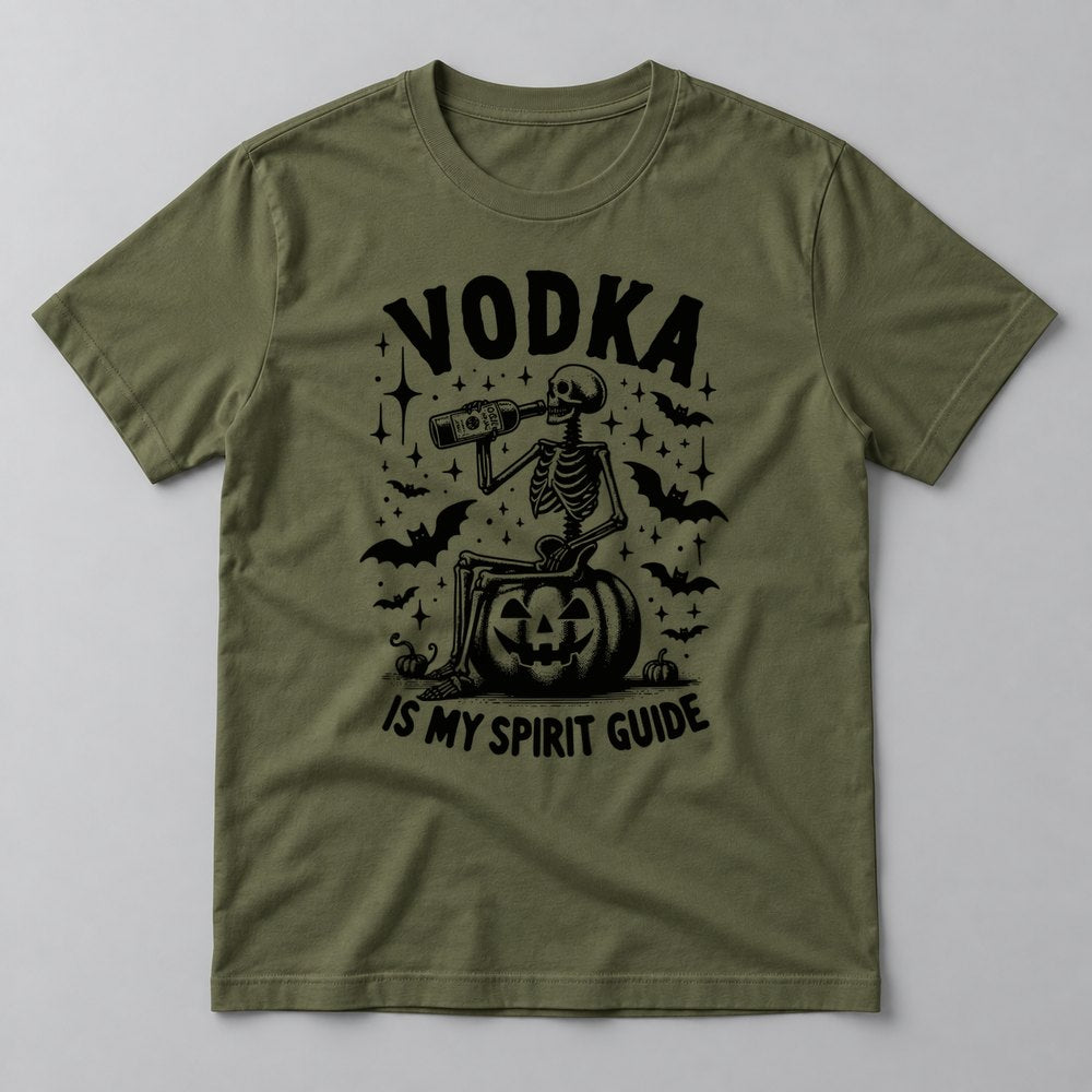 Vodka Is My Spirit Guide Halloween Tee