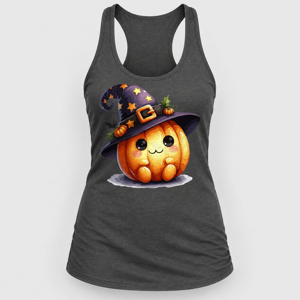 Witchy Pumpkin Cutie Racerback Tank