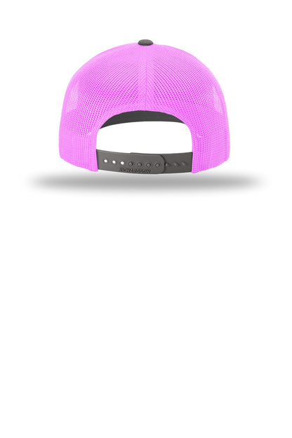 Charcoal/ Neon Pink