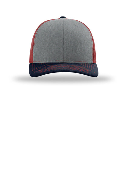 Heather Grey/ Cardinal/ Navy