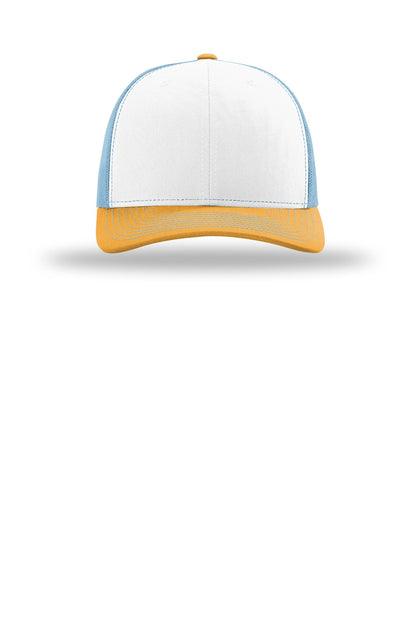 White/ Columbia Blue/ Yellow