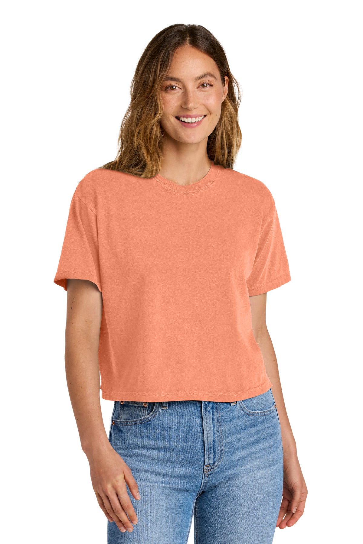 Camiseta cuadrada de gramaje pesado para mujer de Comfort Colors (3023CL)