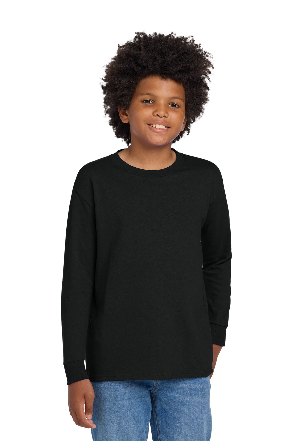 Gildan Youth Heavy Cotton™ 100% Cotton Long Sleeve T-Shirt (5400B)